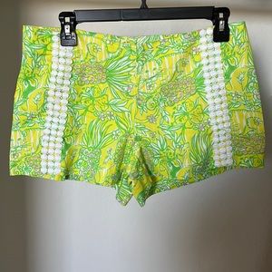 Lilly Pulitzer Liza Shorts in Crazy Cat
